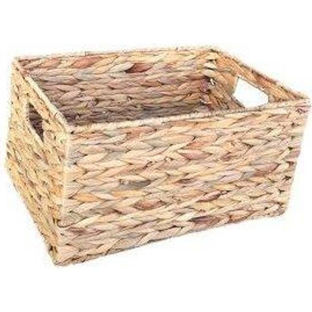 Water Hyacinth Rectangular Storage Basket - Large