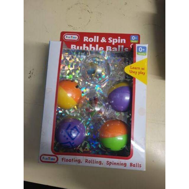 Fun Time Roll and Spin Bubble Balls
