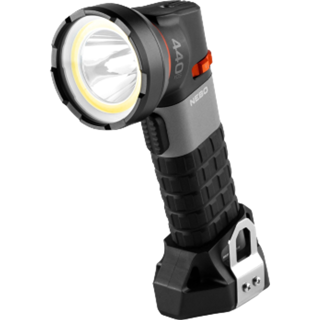 Nebo sl25r luxtreme rechargeable 1/4 mile beam led waterproof spotlight torch