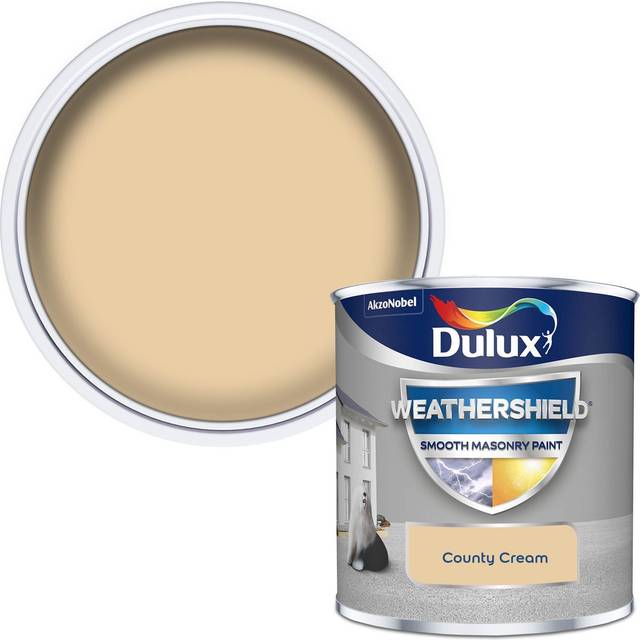 Dulux All Weather Protection Smooth Masonry - 250ml - County Cream