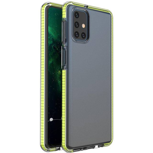 Spring bumper skal till Samsung Galaxy M51 - Gul