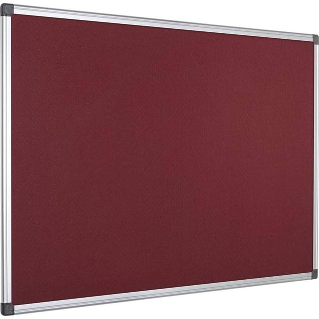 Bi-Office Maya Notice Board Burgundy Fe