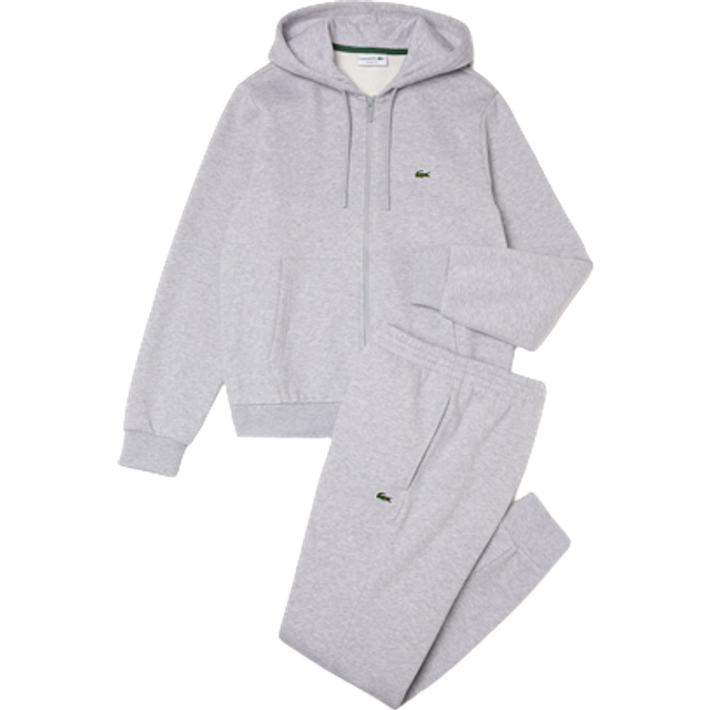 Lacoste Lacoste Grey Core Fleece Tracksuit