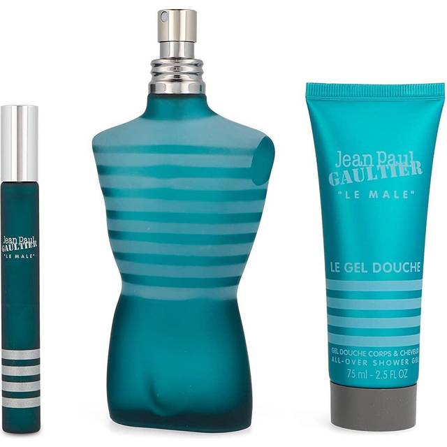 Jean Paul Gaultier Le Male 3 Piece Gift Set: Eau de Toilette 125ml - Eau de Toilette 10ml - Shower Gel 75ml