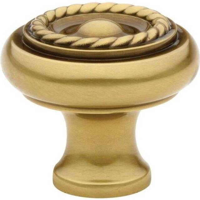 Emtek 86113US7 Rope 1.25 in. Cabinet Knob, French Antique Brass