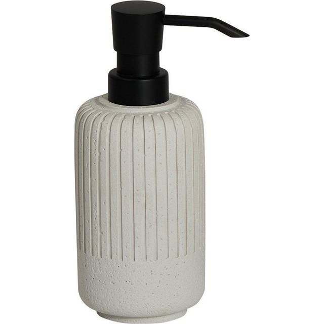 Showerdrape Alexandria Concrete Resin Liquid Soap Dispenser, Cream