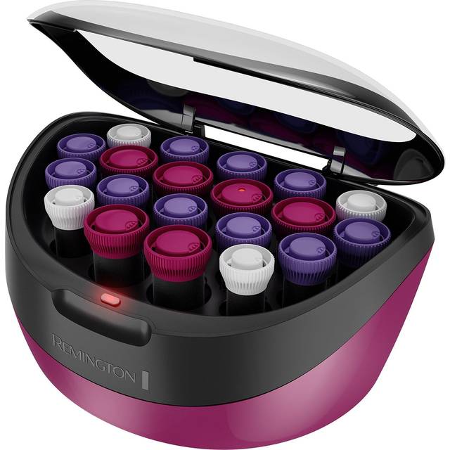"Remington Ionic Conditioning Hair Setter  20 Velvet Hair Rollers  6 Large (1 )  10 Medium (1"""""""")  4 Small ( )  Blowout Style Hair Curlers"