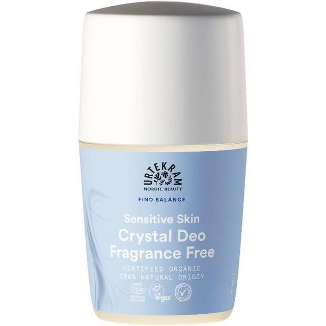 Urtekram Organic Fragrance-Free Find Balance Crystal Roll-On Deodorant