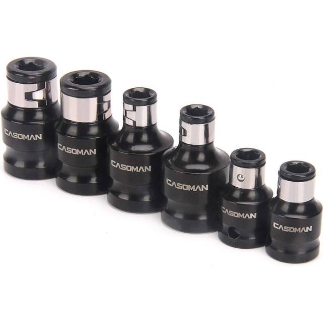 "Bit Socket Adapter Set -1/4""Hex *3/8"" Drive 1/4""Hex*1/2"" Drive 5/16""Hex *1/2"" Drive 1/4-Inch Dr. Hex Power Bit Holder,& 5/16"" 1/4-Inch Dr. Hex Power"