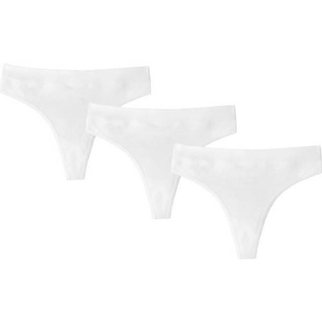 Stringtrosor Ekologisk Bomull 3-pack - White