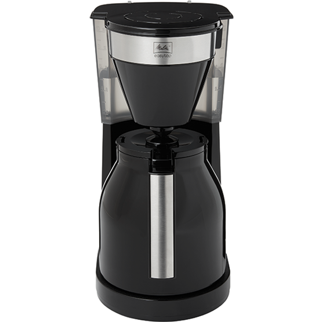 Melitta 1023-08 EasyTop Therm Filterkaffebryggare, rostfritt stål, plast svart