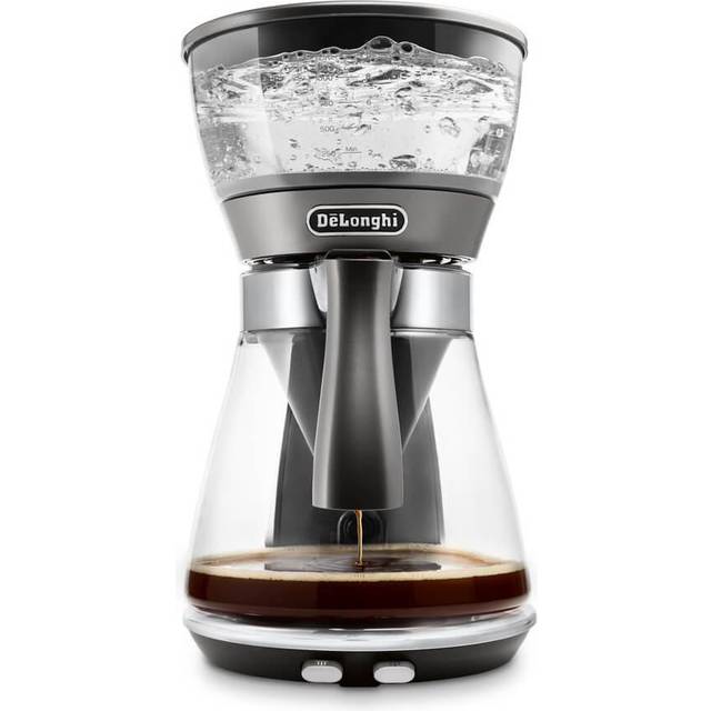DeLonghi ICM17210 Clessidra Kaffebryggare Glas, Silver-grå Kapacitet Koppar=10
