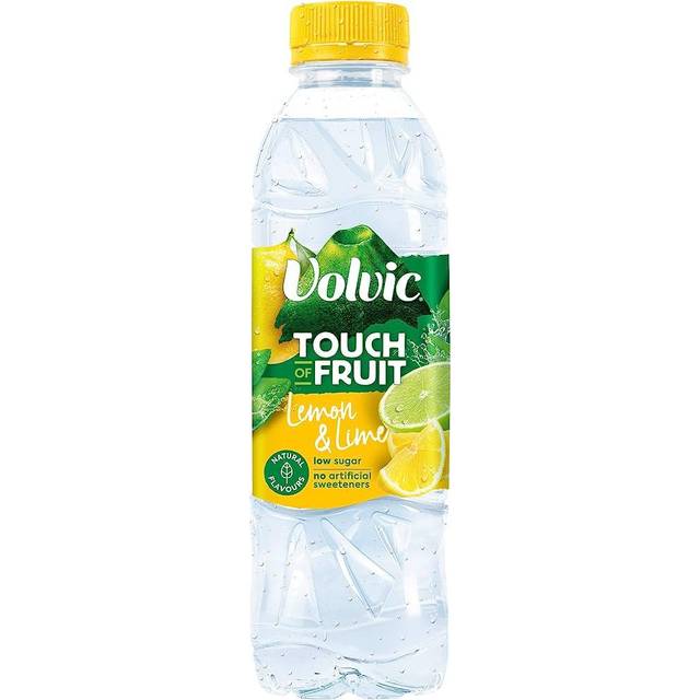 Volvic Touch of Fruit Lemon & Lime Multipack, 12 x 500 ml