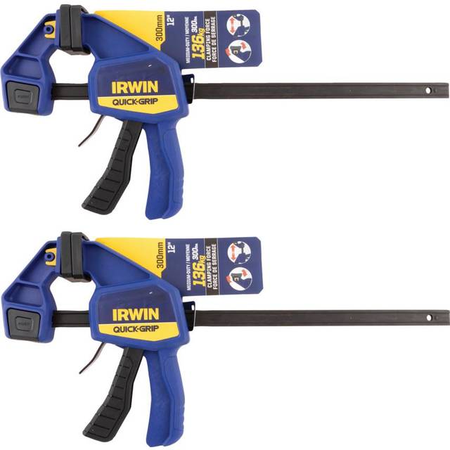 Irwin Quick-Grip Mini 2 Pack 12"/300mm (2 Pack) in Blue Carbon Steel