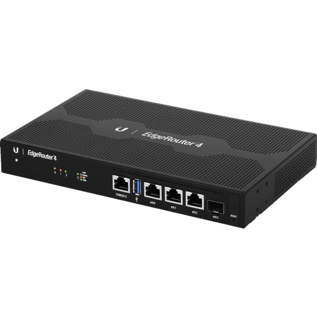 Ubiquiti Networks EdgeRouter 4 wired router Gigabit Ethernet Black (ER-4)