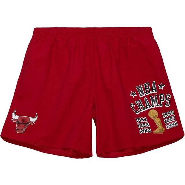 M&N Team Heritage Woven Shorts Chicago Bulls