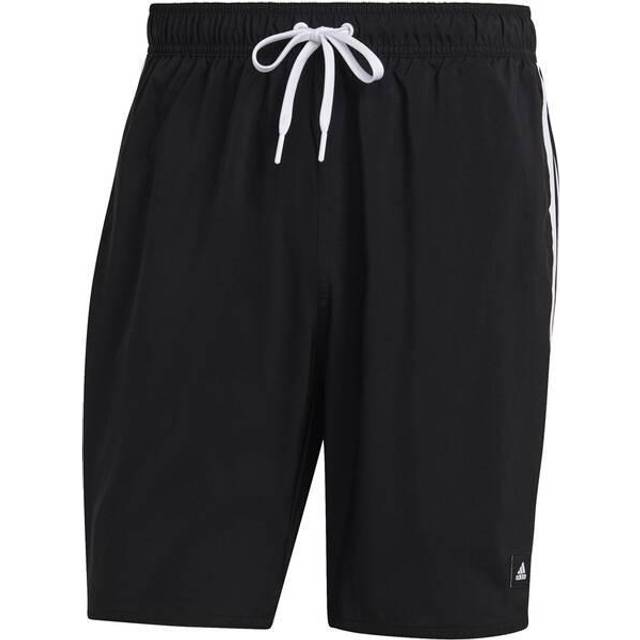 3-Stripes CLX Swim Shorts - Black / White