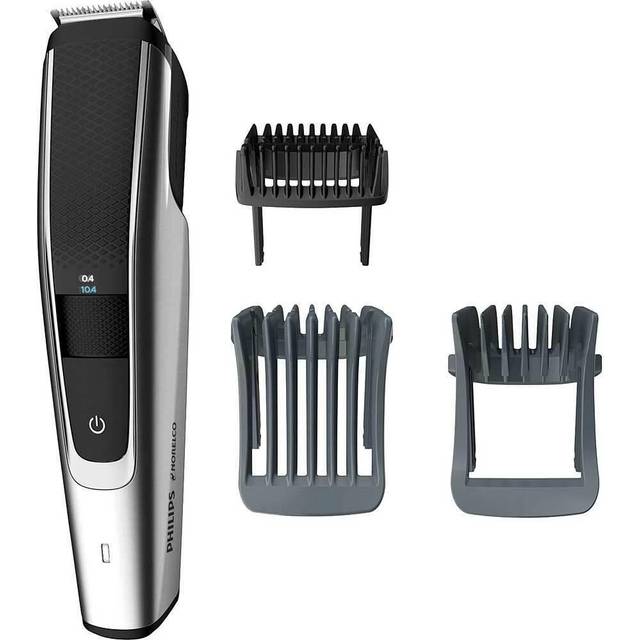 Philips Norelco Skäggtrimmer och hårklippare serie 5500, elektrisk, sladdlös, skäggtrimmer och hårklippare med tvättbar funktion för enkel rengöring - ingen bladolja behövs - BT5511/49