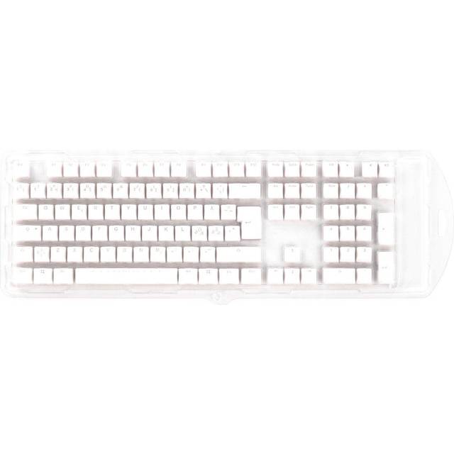 Ducky White Shine-through PBT Double-shot Keycap Set