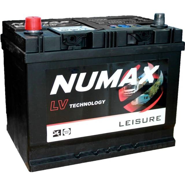 NUMAX LV22MF 12V 75Ah Sealed Leisure Battery, Black