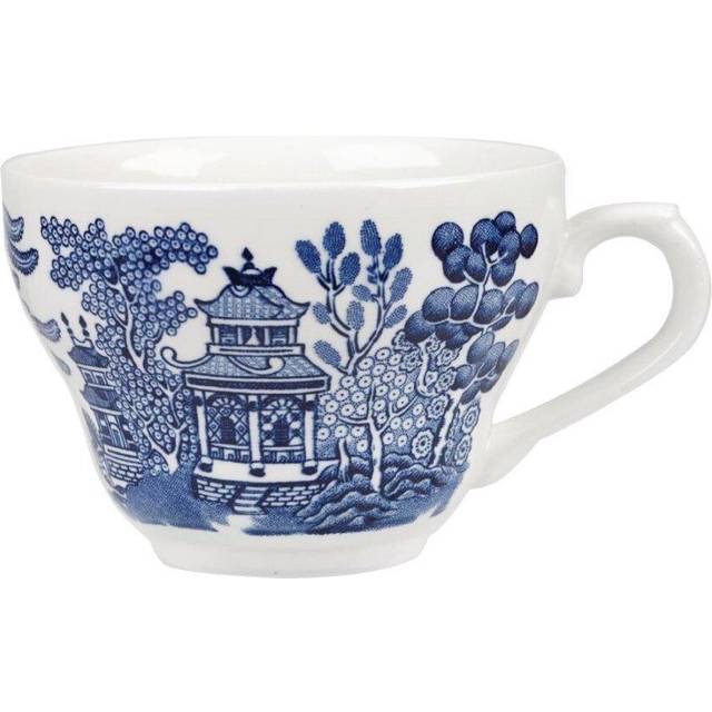 Churchill Vintage Prints Willow Georgian Teacup Blue 200ml (Pack of 12)