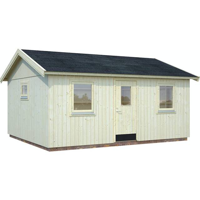 Palmako Pernilla Attefallshus 24,6 m²/inv. 21,5 m², obehandlad