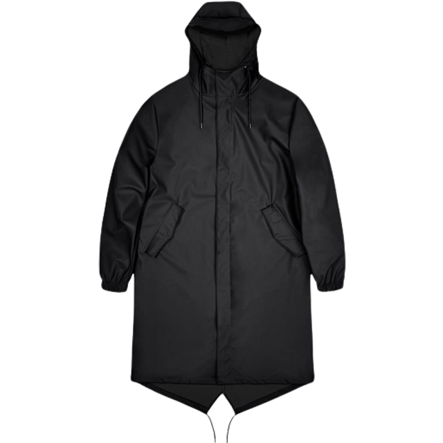 Rains Fishtail Parka - Black