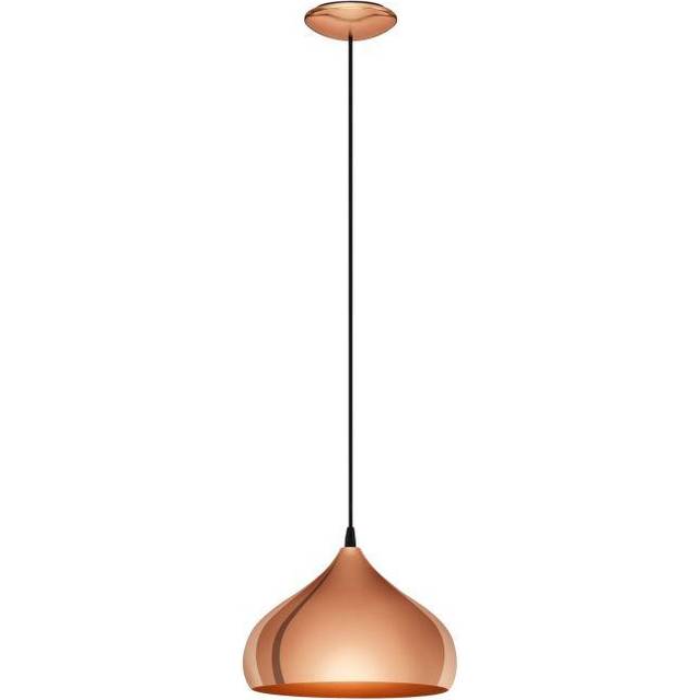 Eglo Rounded Copper Pendant, Brown