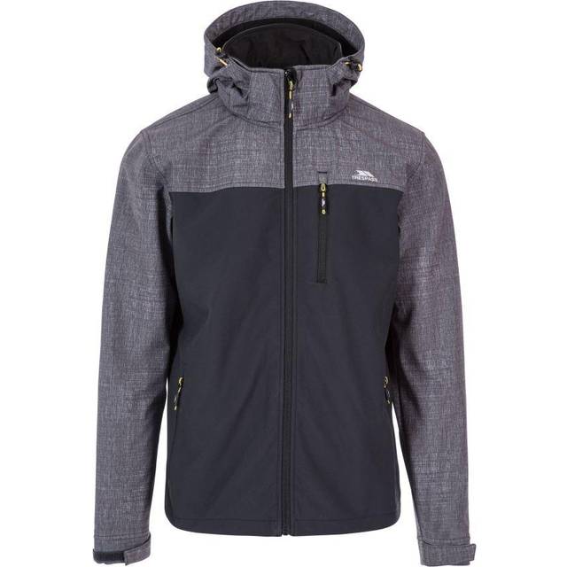 (XXS, Dark Grey Marl) Trespass Mens Abbott Softshell Jacket