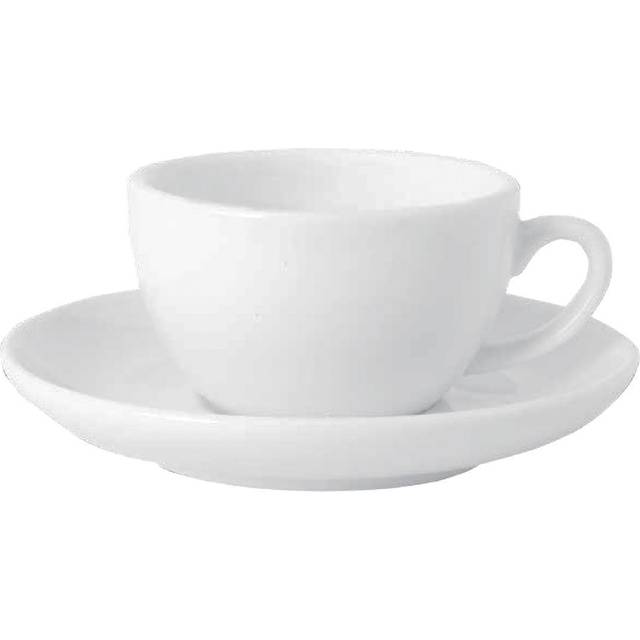 Royal Porcelain Classic White Cappuccino Cups 200ml (12 pack)