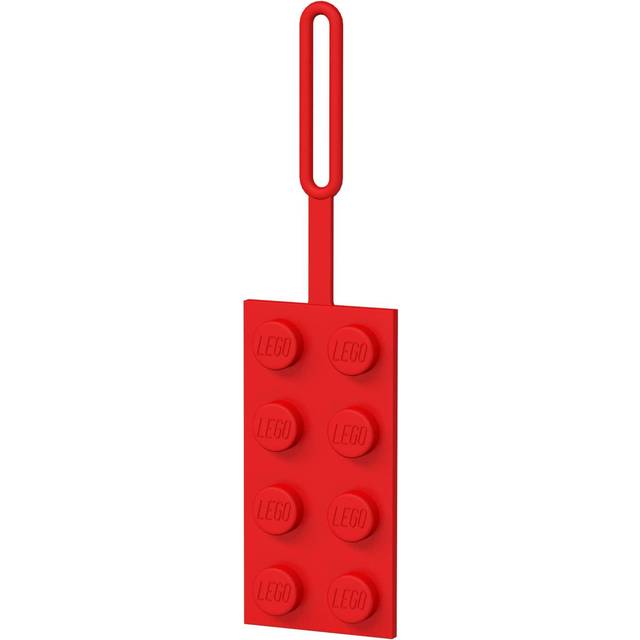 Röd 2X4-adresslapp