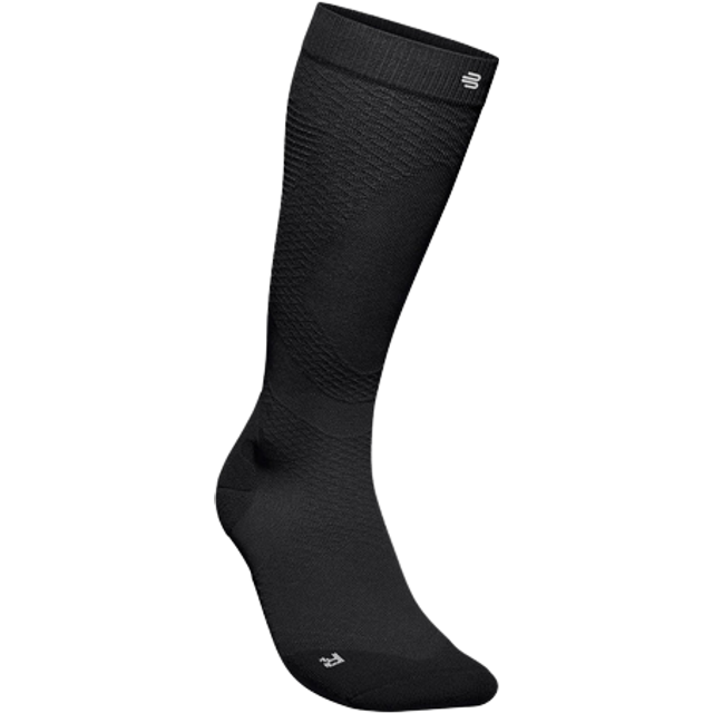 Bauerfeind Sports - Women's Run Ultralight Compression Socks - Compression socks size 35-37 - XL: 46-51 cm, black