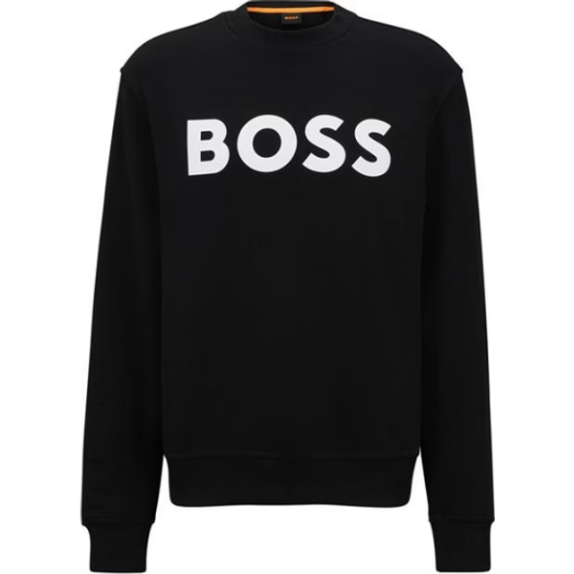 BOSS Webasic Crew Neck Sweatshirt Black