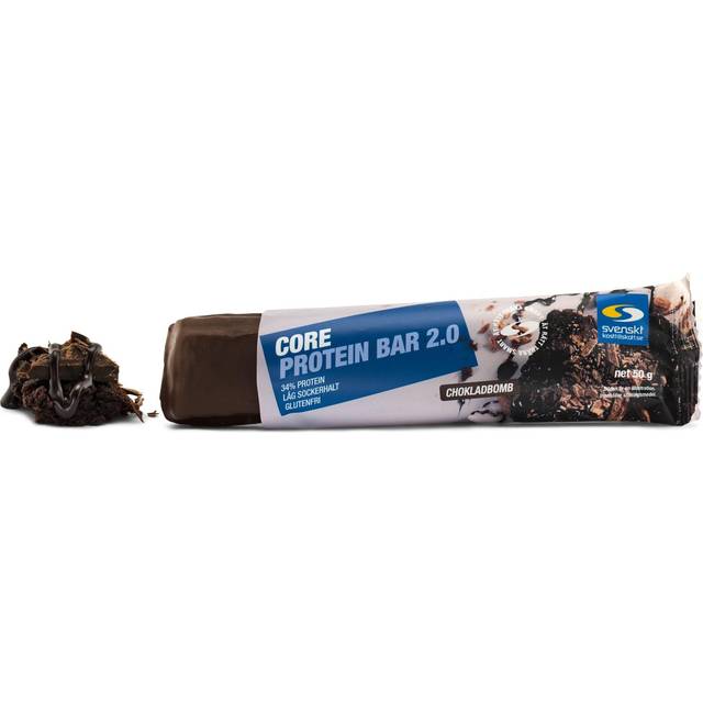 Core Protein Bar 2.0, Chokladbomb, 1 st