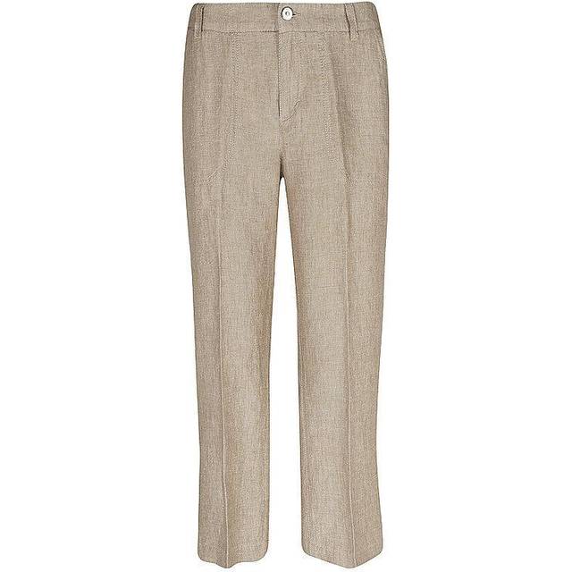 Mac, Byxor, Dam, XL, Linne, Enkla Linne Sommarbyxor - beige (XL)