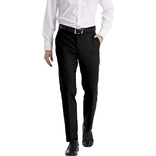 Calvin Klein Slim Fit klänning byxa herr Klänningbyxor, Svart, 31W / 32L