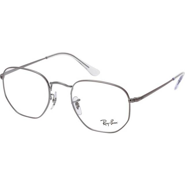 Ray - Ban Unisex RX6448 HEXAGONAL 3094 Optical frames Metal Gold Transparent Geometric Normal