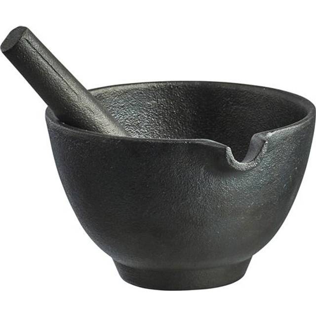 Nabe Mortar With Pestle, Black