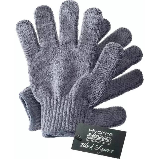 Hydrea London Carbonised Exfoliating Gloves 1 set