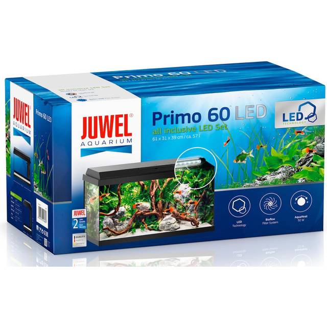 Akvarium Svart Primo 60 LED Juwel 60x30x37cm