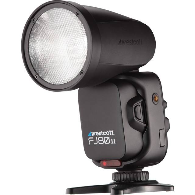 Westcott FJ80 II S Touchscreen 80Ws Speedlight with Sony Camera Mount with ProGrip 2 Handheld Mount in Black