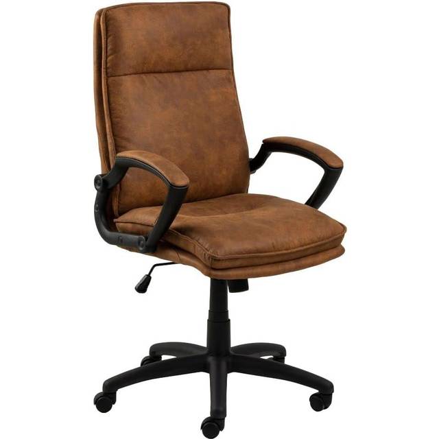 AC Design möbelskrivbordsstol, polyester, grå, L: 69,5 x B: 67 x H: 115 cm