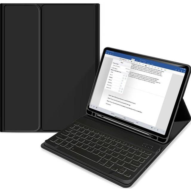Tech-Protect iPad (2022) Fodral med Tangentbord och pennfack - Svart