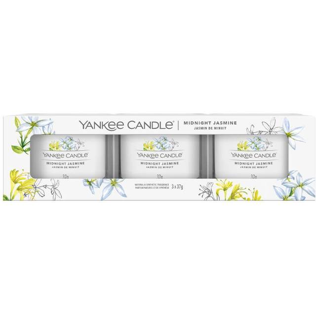 Yankee Candle - Midnight Jasmine Set of votive candles in glass 37.0g