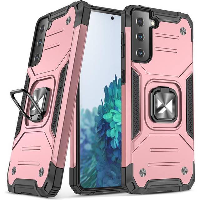 Wozinsky Ring Armor Skal Galaxy S22 - Rosa