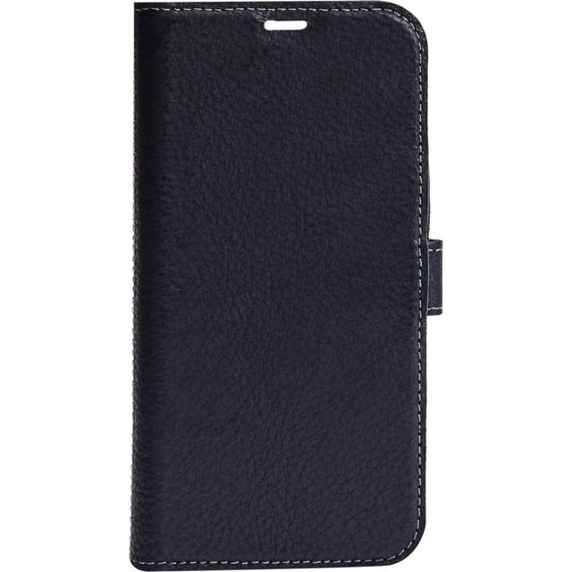 iPhone 12 mini leather wallet, detachable, Black