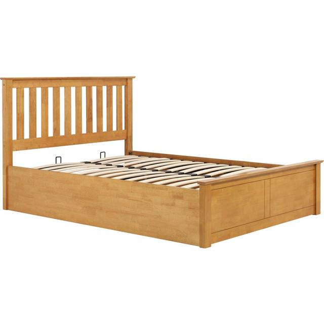 Phoenix Double Grey Ottoman Bed