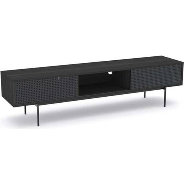 Angus Black Ash TV Unit with 2 Sliding Door