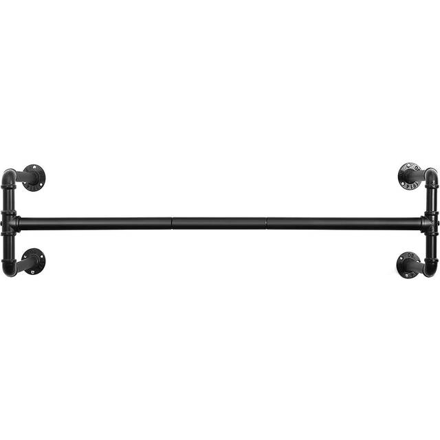 Industrial Pipe Clothes Rack, Black / 1
