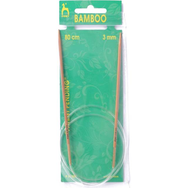 Pony Bamboo 80cm Fixed Circular Knitting Needles - 3.00mm (P67305)